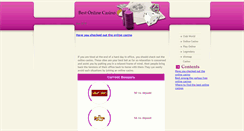 Desktop Screenshot of bestonline-casino.org